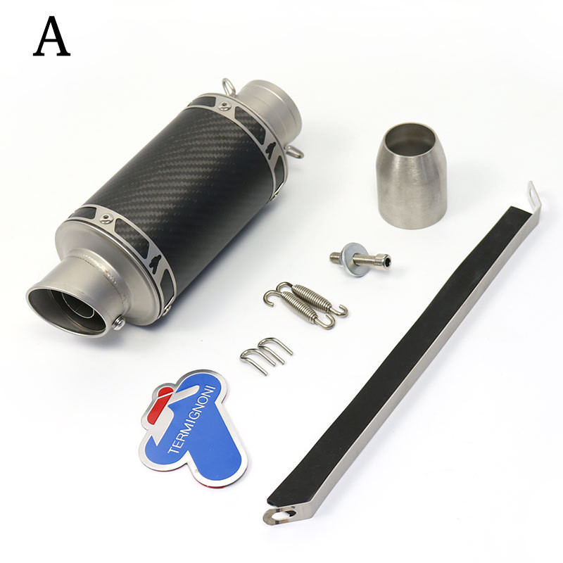 Universal TERMIGNONI รถจักรยานยนต ์ ท ่ อไอเสีย Escape คาร ์ บอนไฟเบอร ์ moto สําหรับ KTM RC390 F800 R1 trk502
