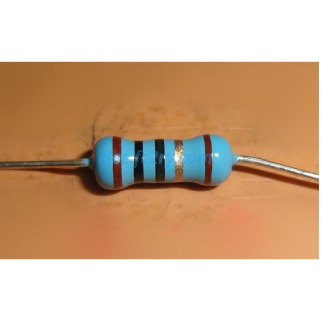 Resistors R 10โอม 0.5w 1/2w 1% 10ชิ้น ใช้ใน เครื่องขยายเสียง แอมป์รถยนต์