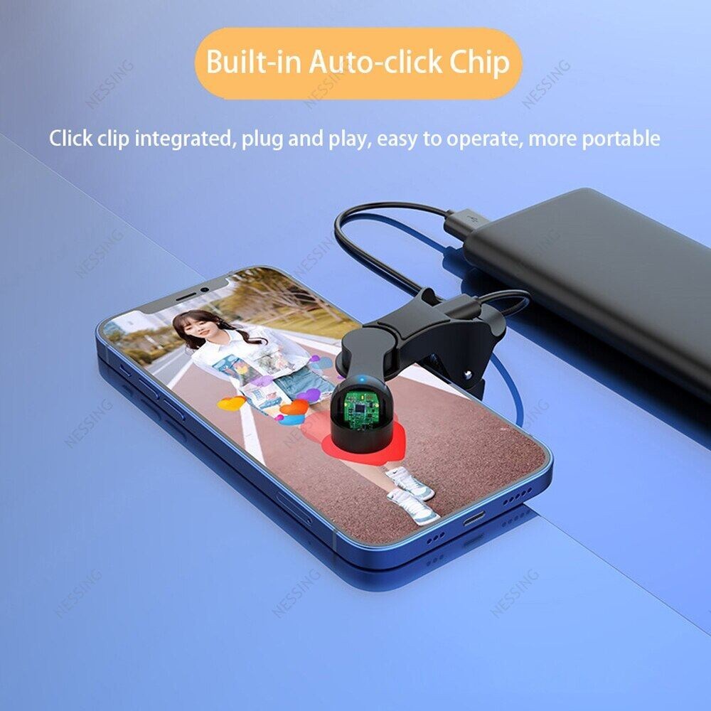 Mobile Phone  Auto-clicker Screen Clicker Live Stream Mute Tap like tap Device Physical Simulation Finger Click Game Con