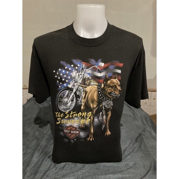 [100% Cotton] เสื้อ 3D Emblem เสื้อฮาเลย์ ผ้า 50/50 ตอกปี 1988 มือสองของแท้ Made in USA ตะเข็บเดียวบนล่างไม่มีข้าง