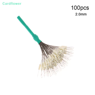 <Cardflower> 100 ชิ้น S/SS/SSS/M/L/LL Anti-wrap Beans Float ตกปลา Bobber ซิลิโคน Stopper Space Bean Connector สายตกปลา Tackle บนขาย