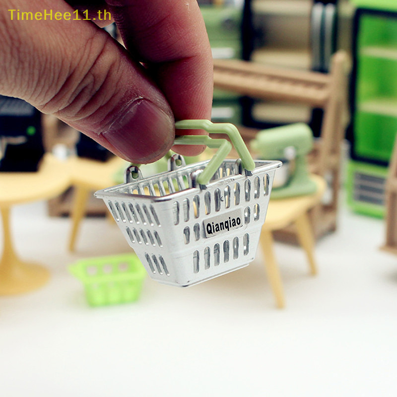 Timehee 1:12 Dollhouse Miniature Grid Space Mini Juicer อุปกรณ์ครัว Miniature ฉากตกแต่งของเล่นตุ๊กตา House อุปกรณ์เสริม TH