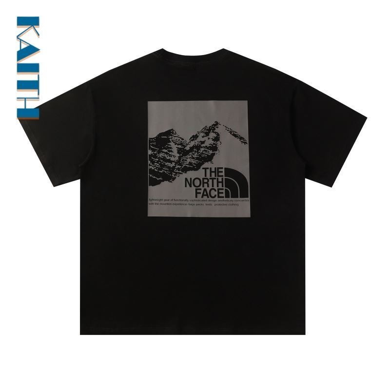 #T28 Streetwear Plus ขนาดเกาหลีกราฟิก Tee Graffiti Blurred Mountain Peak รูปแบบโลโก ้ ตัวอักษรพิมพ ์ ผ ้ าฝ ้ ายยอดนิยม Unisex คู ่ Crewneck Vintage Tshirts สําหรับผู ้ ชาย