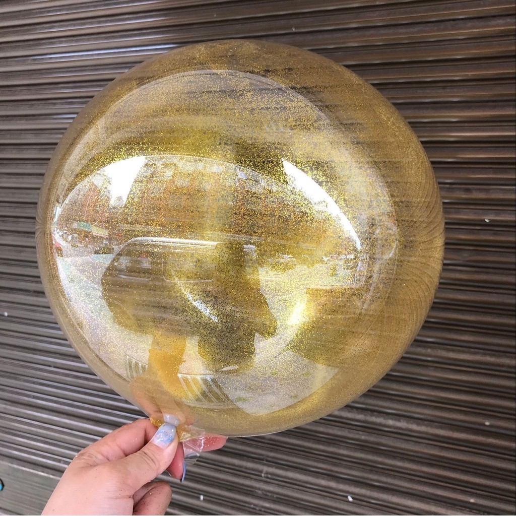 ลูกโป่งใส BoBo มีกลิตเตอร์  ขนาด 24นิ้ว (1ใบ)