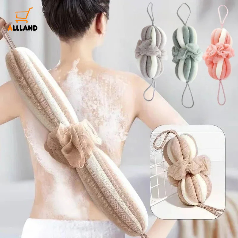 1/2 ชิ้น Creative Stretchable Fast Foaming Bath Ball - ผ้าขนหนูถูหลังร่างกายสบาย - ทําความสะอาดผิว Exfoliator Shower Balls