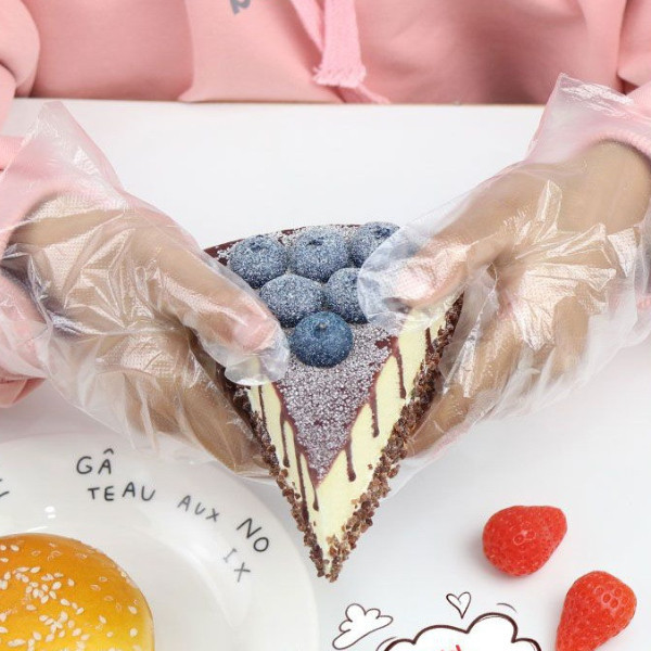 HappyThai ถุงมือพลาสติก แบบใช้แล้วทิ้งสําหรับเด็ก 200ชิ้น/กล่อง ถุงมืออเนกประสงค์ - รูปที่ 2