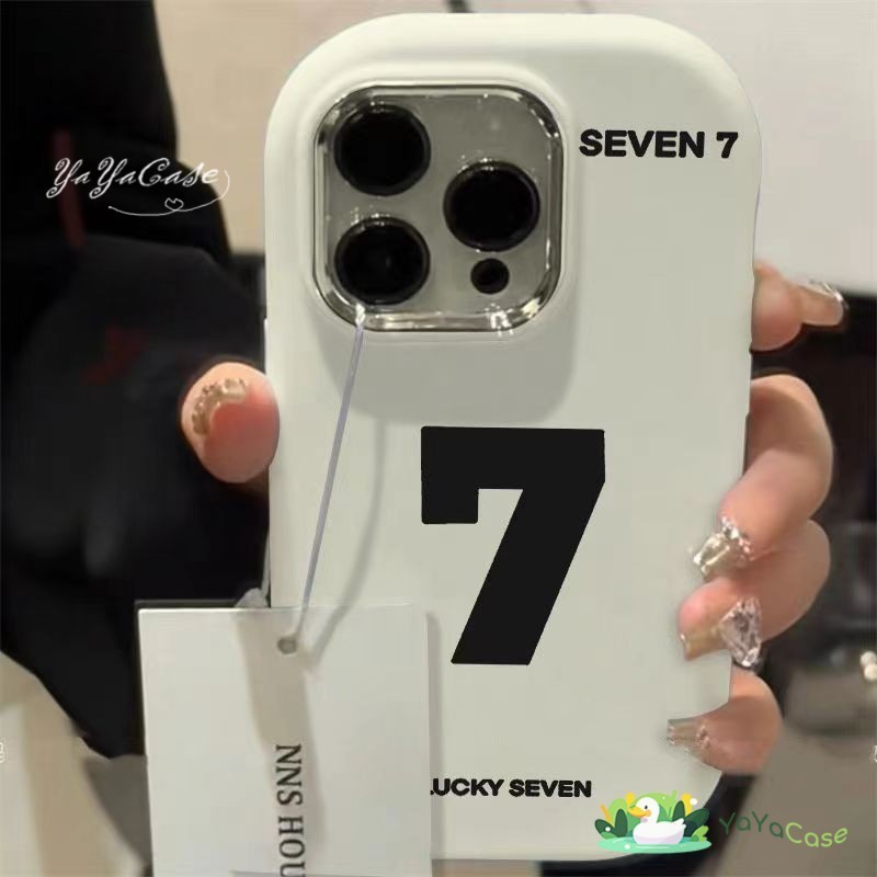 สำหรับ iPhone11 13 FOR เคสไอโฟน14 15 12 pro max 6 7 8 14 15 Plus X XR XS Max LUCKY SEVEN รุ่น ขั้นสูง TPU เคสโทรศั Case