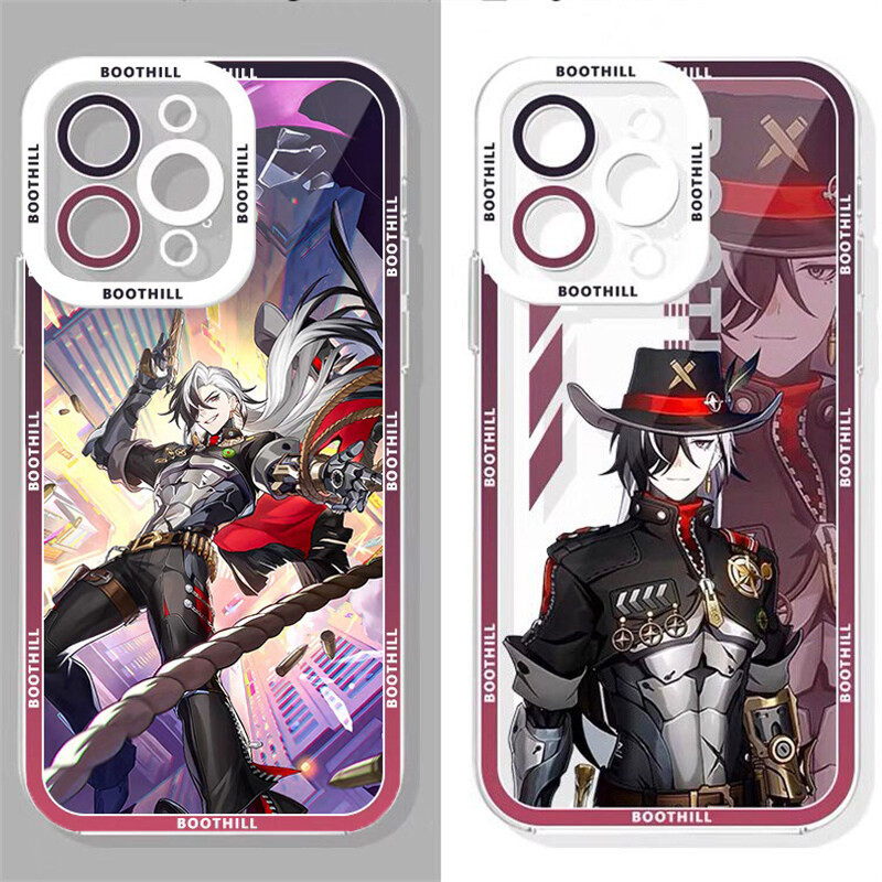 Honkai Star Rail Boothill Case For Huawei P40 Lite P30 Nova 3i 5T 7SE Honor 90 Lite X7B X8B X9B X9A Y9 Prime 2019 Casing Angel Eyes Fashion Cartoon TPU Clear Soft Cover