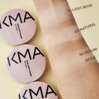 [แพค 3 ชิ้น] KMA แป้งผสมรองพื้น กระจายแสงผิวใส SPF25PA+++ Cover Gripe Powder