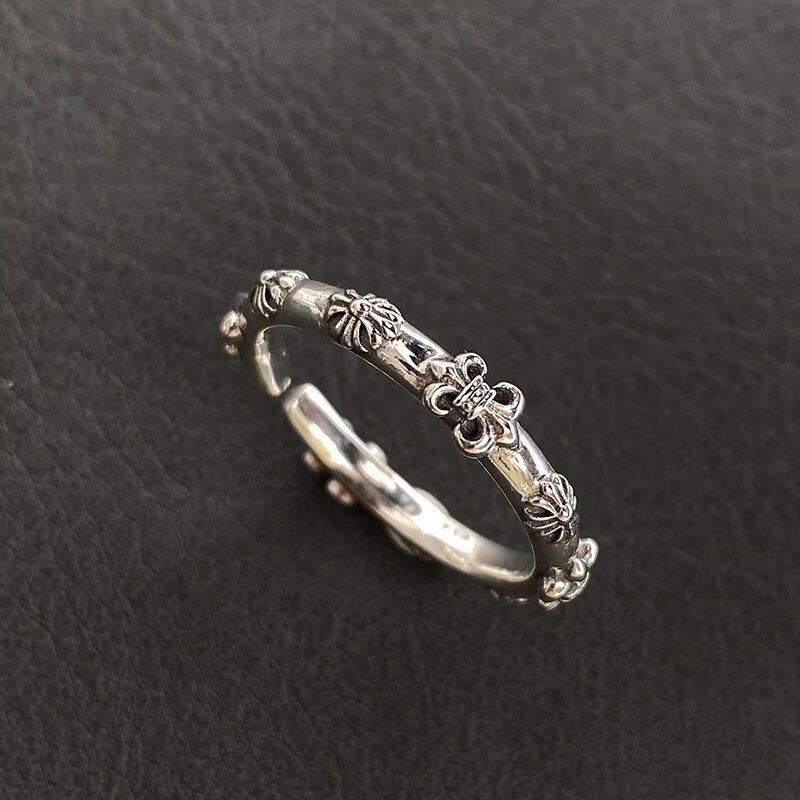 สไตล์ใหม่ Kerke Iris เปิดแหวนหญิง Cool สไตล์ Retro แฟชั่นหรูหรา Niche Design แหวน