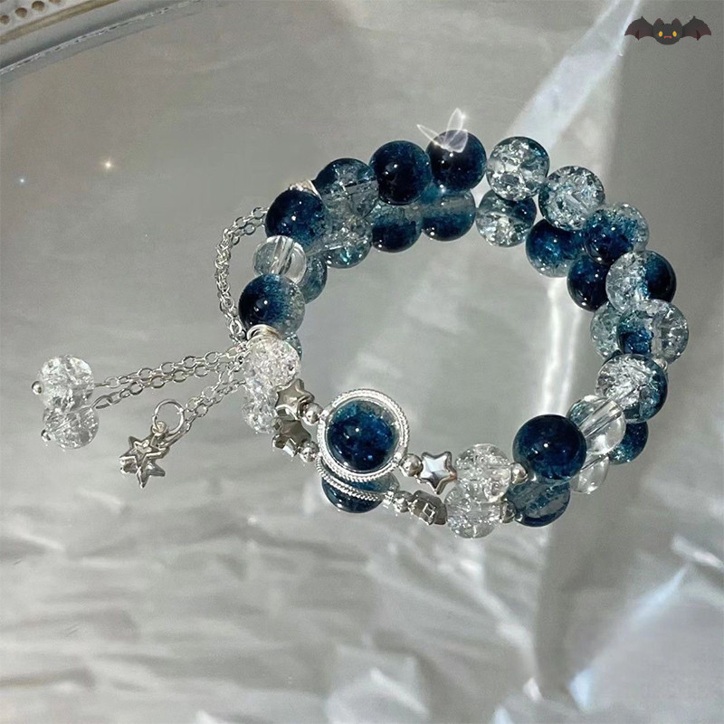 [PE] ประณีต Star จี้ sels สร้อยข้อมือแนวโน้มหวานคริสตัลสร้อยข้อมือลูกปัดสําหรับผู้หญิงสาวแฟชั่นเครื่องประดับของขวัญ TH