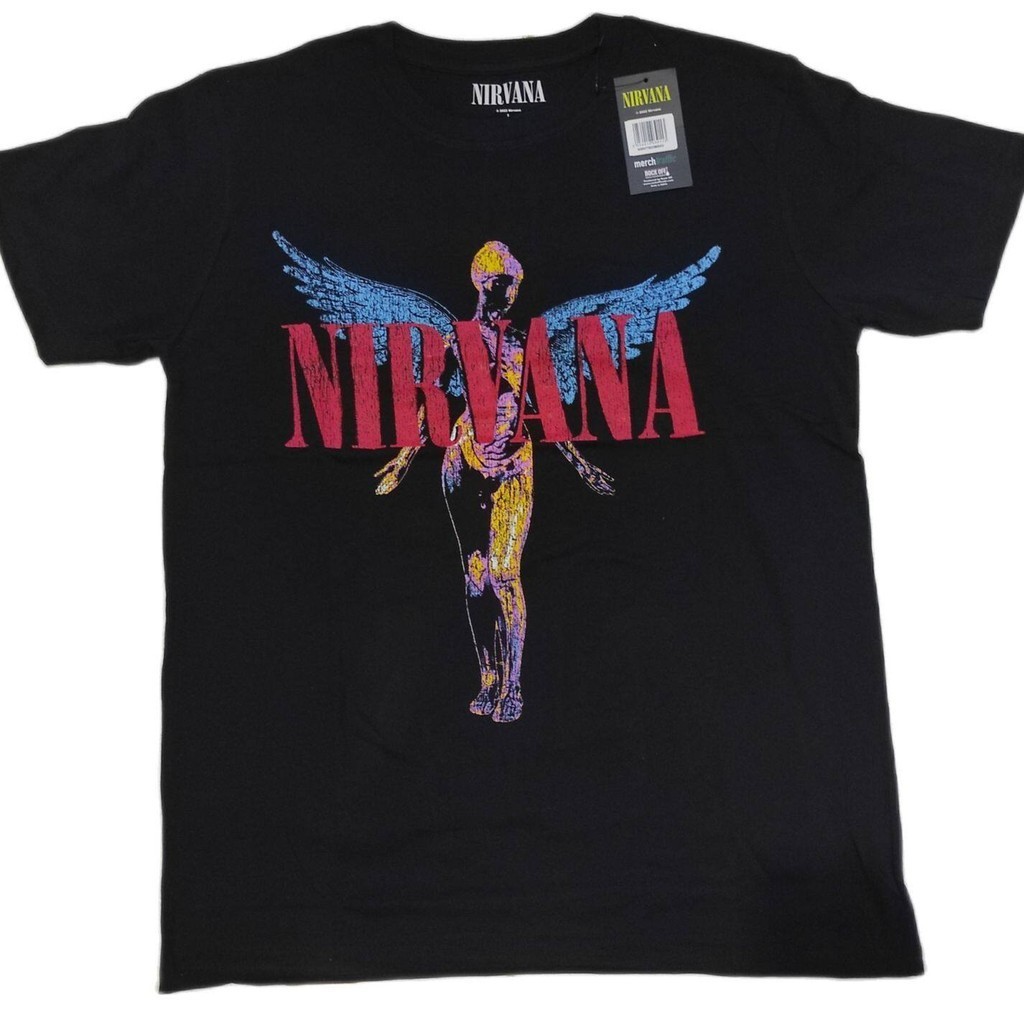 เสื้อยืดวง NIRVANA นางฟ้า ลิขสิทธิ์แท้ ปี 2022 S-5XL