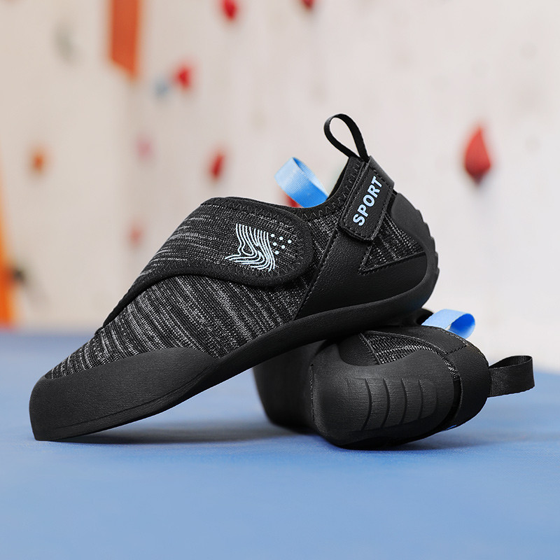 ใหม่ Professional เด็ก Rock- Climbing รองเท้า Breathable สบาย Rock- Climbing การฝึกอบรมรองเท้า Entry-level รองเท้าผ้าใบปีนเขาในร่ม