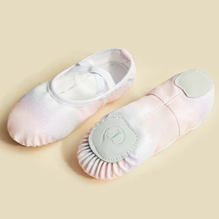 SWEAR รองเท้าเต้นรํา รองเท้าบัลเล่ต์พื้นนุ่มสีรุ้งเงา 🧸Size 21-40