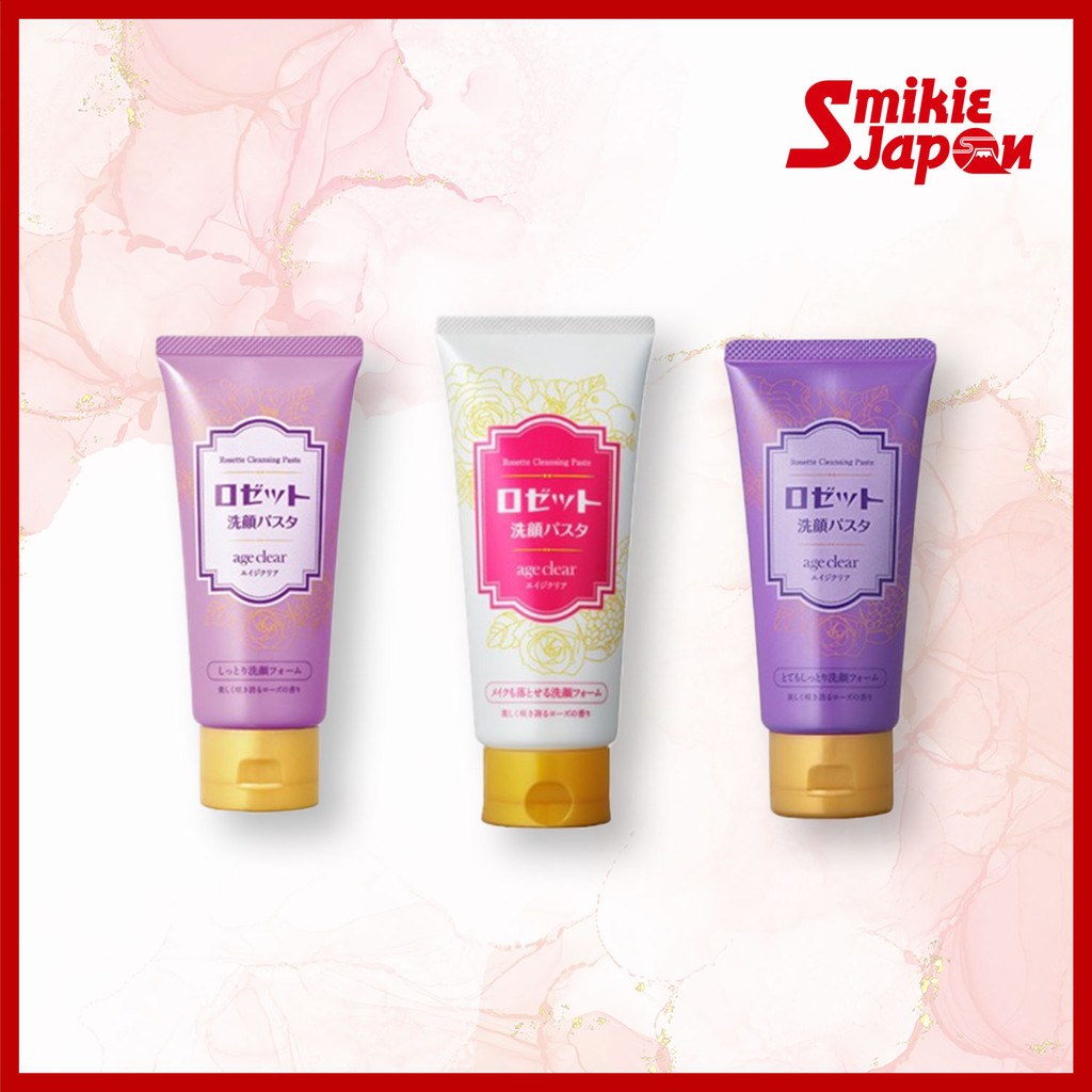 Rosette Facial Cleansing Pasta Age Clear Moisturizing Facial Cleansing Foam/ AC Extra Foam/ AC Makeu