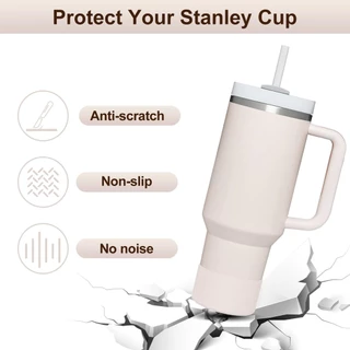 7.5 ซม.ซิลิโคน boot 24oz ซิลิโคนป้องกัน boot ใช้งานร่วมกับ S-tanley 30 & 40oz Tumbler Anti-fall Anti-drop ซิลิโคนด้านล่าง สําหรับ Tumbler owala 24oz boot