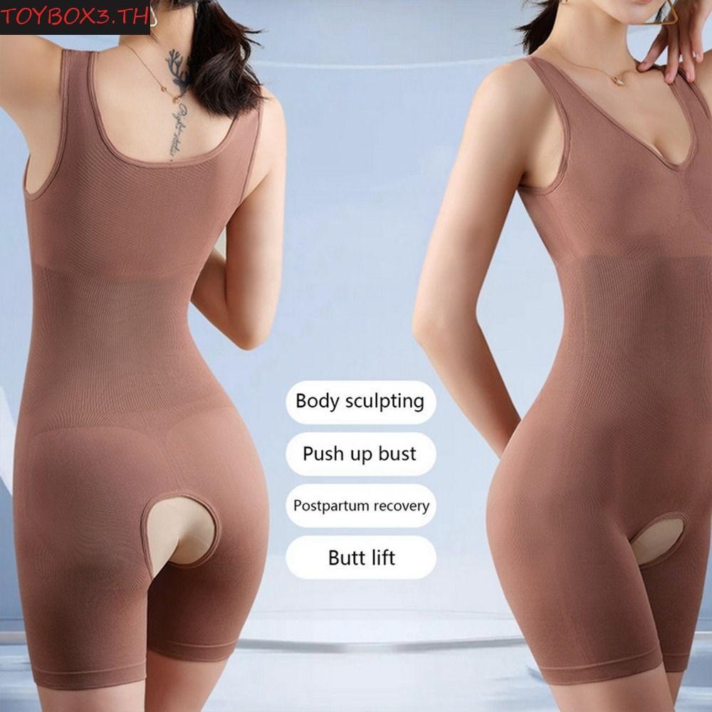 Toybox Elasticated บอดี้สูท Shaper ชุดชั้นในกระชับสัดส่วนชุดชั้นในผู้หญิง Shapewear Tummy Control หลังคลอด Recovery Belly เอวสูงเข็มขัดหน้าท้องหน้าท้องหน้าท้องเอวเทรนเนอร์รัดตัว