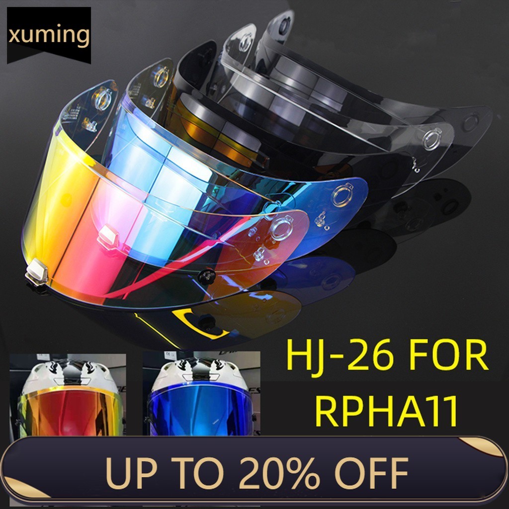 Xm HJC หมวกกันน็อค Visor เลนส์ Fit สําหรับ HJC Rpha 11/ Rpha 70/HJ-26 Visor เลนส์ Revo สามารถใช้ Day