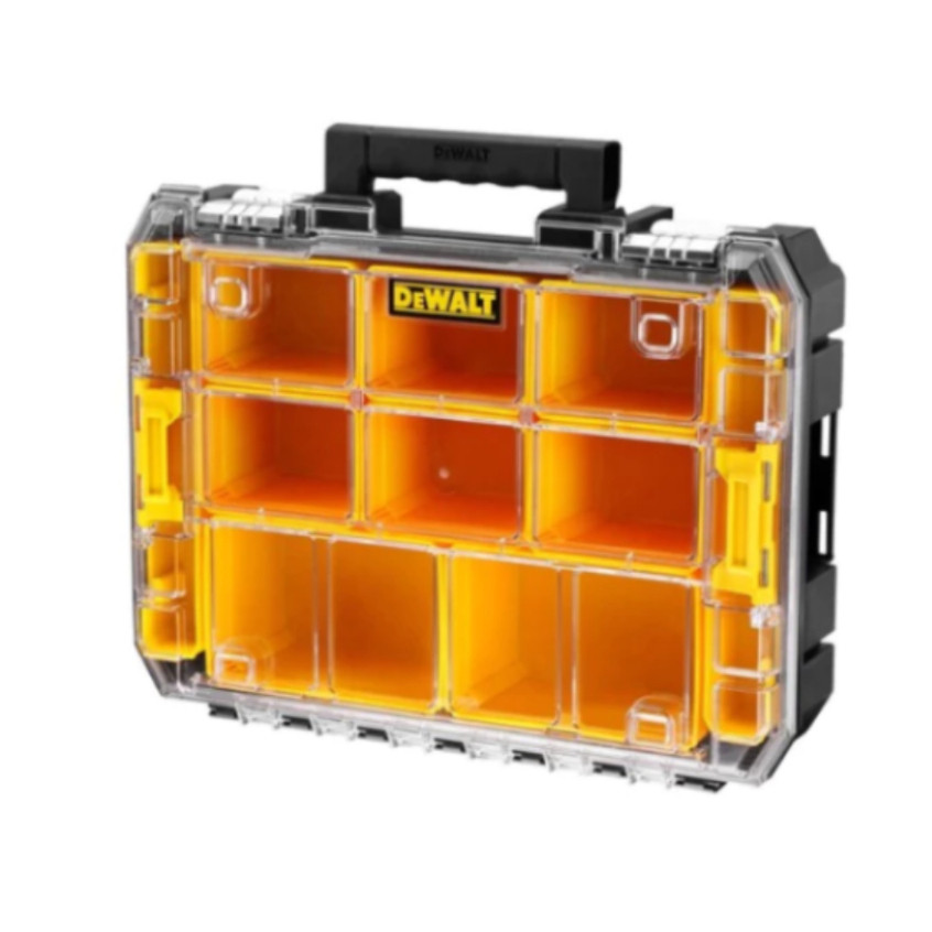 ส่งเร็ว ถูกสุด DEWALT กล่องใส่อุปกรณ์ 10 ช่อง รุ่น DWST82968-1 กล่องใส่เครื่องมือ T-STAK