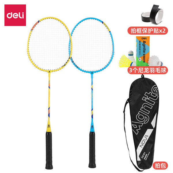 ผ้าพันไม้แบดมินตัน ไม้แบดมินตัน yonex Deli Angnet F2101 ไม้แบดมินตัน ไม้คู่ ฟรีบอล ฟิตเนส ไม้แบดมินต