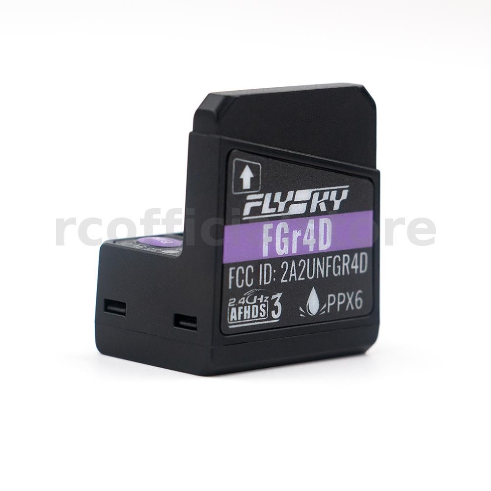 Flysky FGr4D-0S50 ตัวรับสัญญาณ 4 ช่องที่ได้รับการปรับปรุงสําหรับรถยนต์ RC หรือเรือ