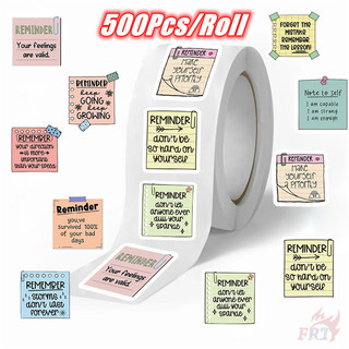500Pcs/Roll Healing Words Series 03 Kids Rewards Stickers  DIY Scrapbooks Album Decor Sealing Label Decals