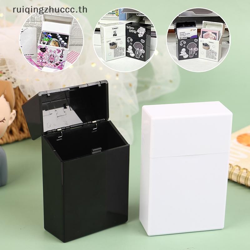 [ruiqingzhuccc] Kpop Idol Photo Card Storage Box -up Type Game Card Collection Case Organizer Box Portable Case Packaging Supplies [TH]