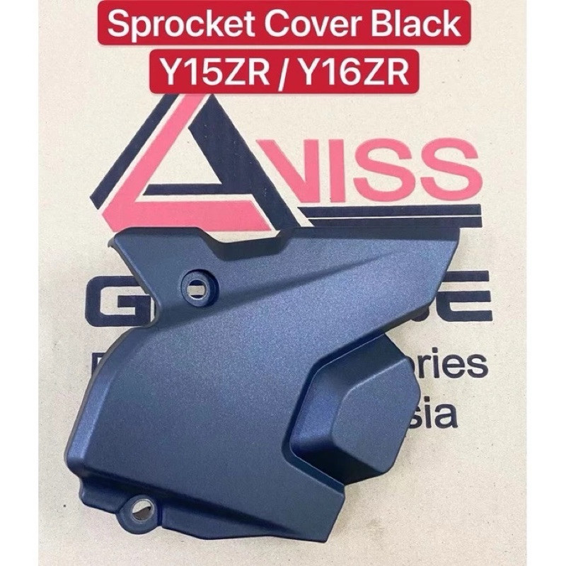 YAMAHA Y15 Y15Z Y15ZR / Y16ZR Y16 FRONT SPROCKET COVER MATT BLACK / PENUTUP KAVER SPOKET DEPAN
