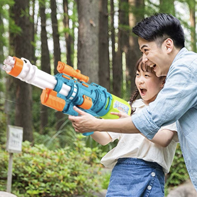 ปืนฉีดน้ำขนาดใหญ่ เล่นสงกรานต์ ยิงได้ไกล ความจุขนาดใหญ่ ทน PVC อย่างดีทนทาน ใช้ได้ทั้งเด็กเเละผู้ใหญ่ - รูปที่ 5