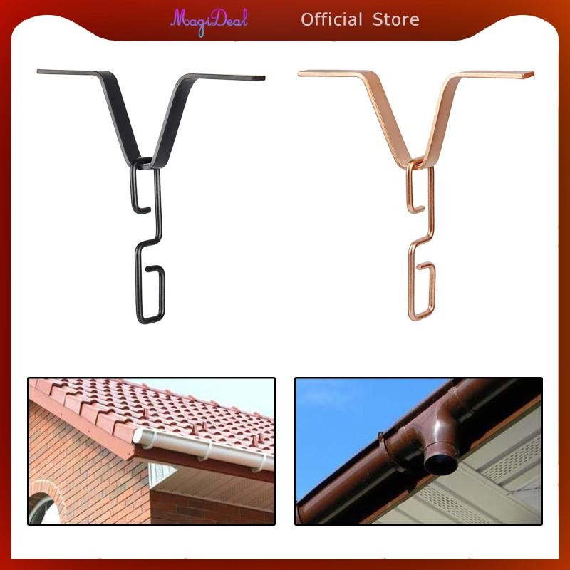MagiDeal Ain Chain Gutters Adapter Clip อุปกรณ์เสริมระบบตะขอแขวนรูปตัว V ทนทาน