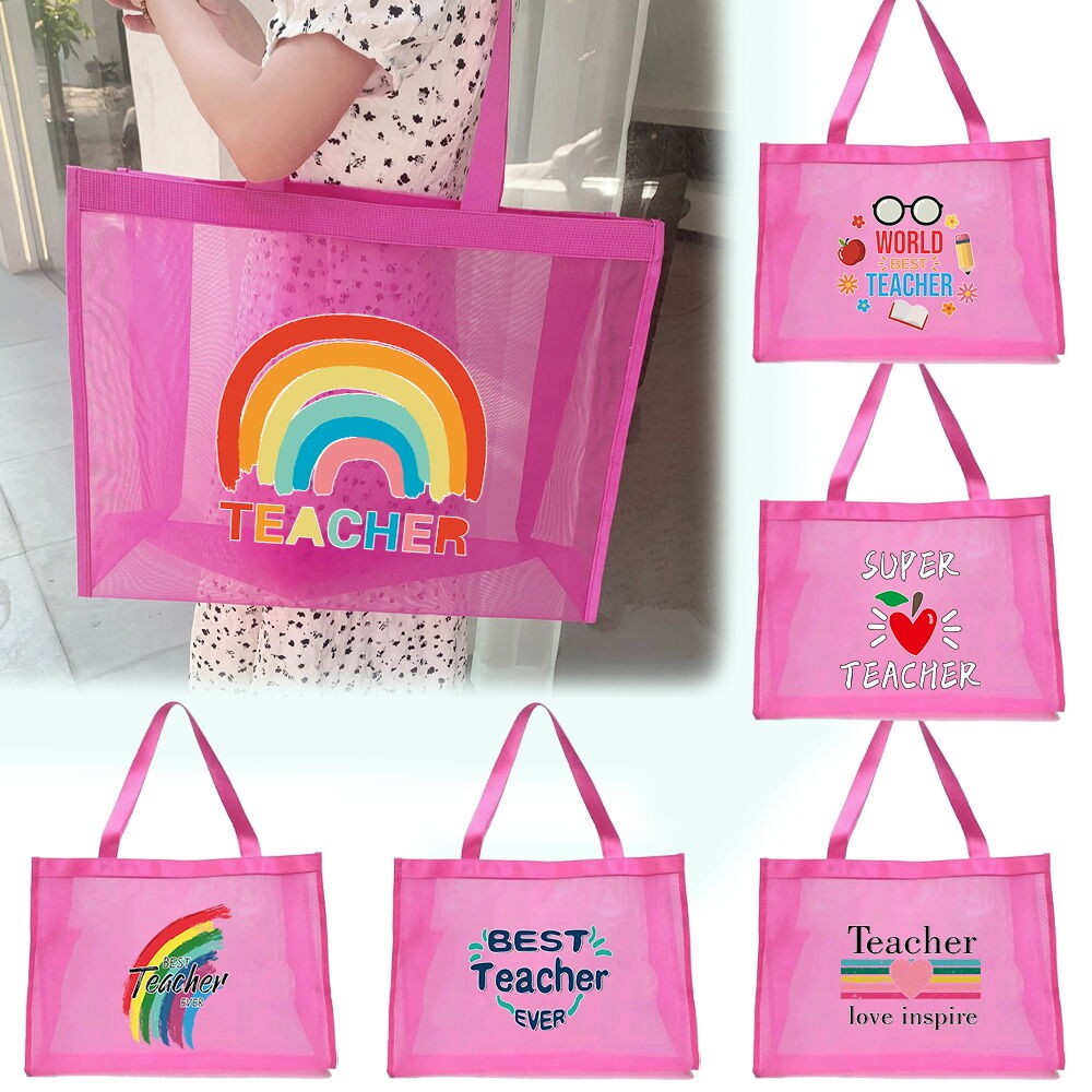 Gift Mesh Shopping bag Tote bag Cosmetic Bag Key Card Case Coin Pocket Dust-proof Storage Bag capaci