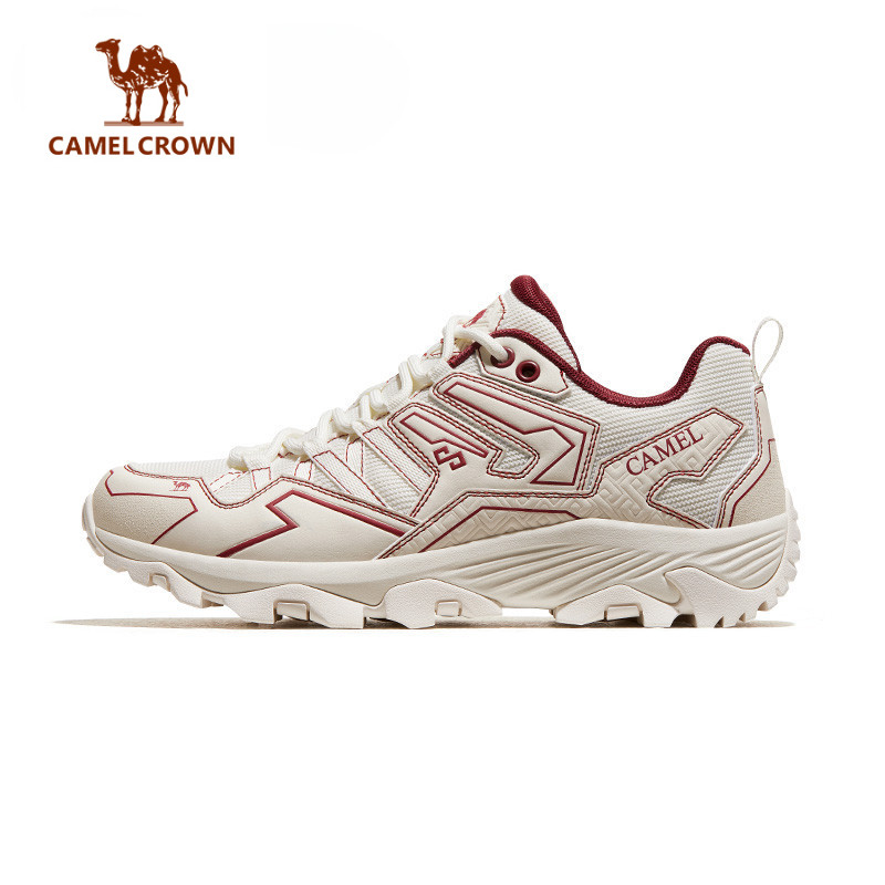 CAMEL CROWN รองเท้าเดินป่ากลางแจ้งระดับมืออาชีพสําหรับผู้หญิง,รองเท้าเดินป่ากันน้ําและกันลื่น