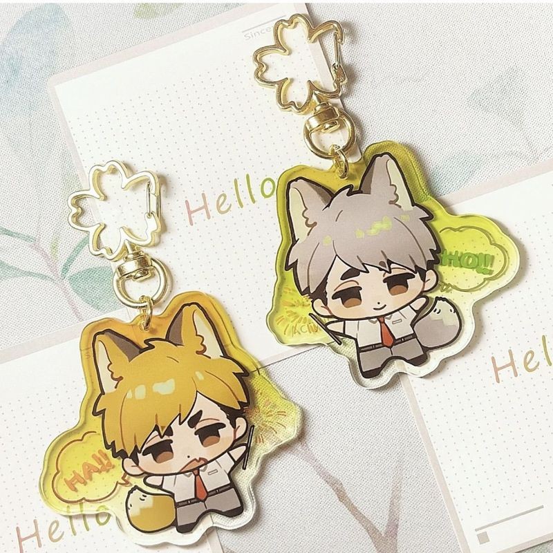 [Bota Shop] Volleyball Boy Miyaji Miyaji Stand พวงกุญแจอะนิเมะอะคริลิคเดสก์ท็อปตกแต่งของขวัญ HM
