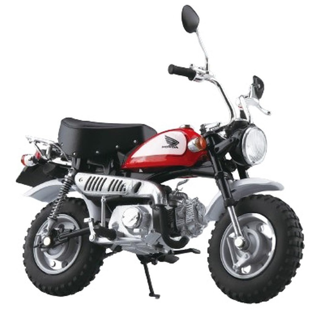 Skynet 1/12 Finished Product Bike Honda Monkey Fighting Red