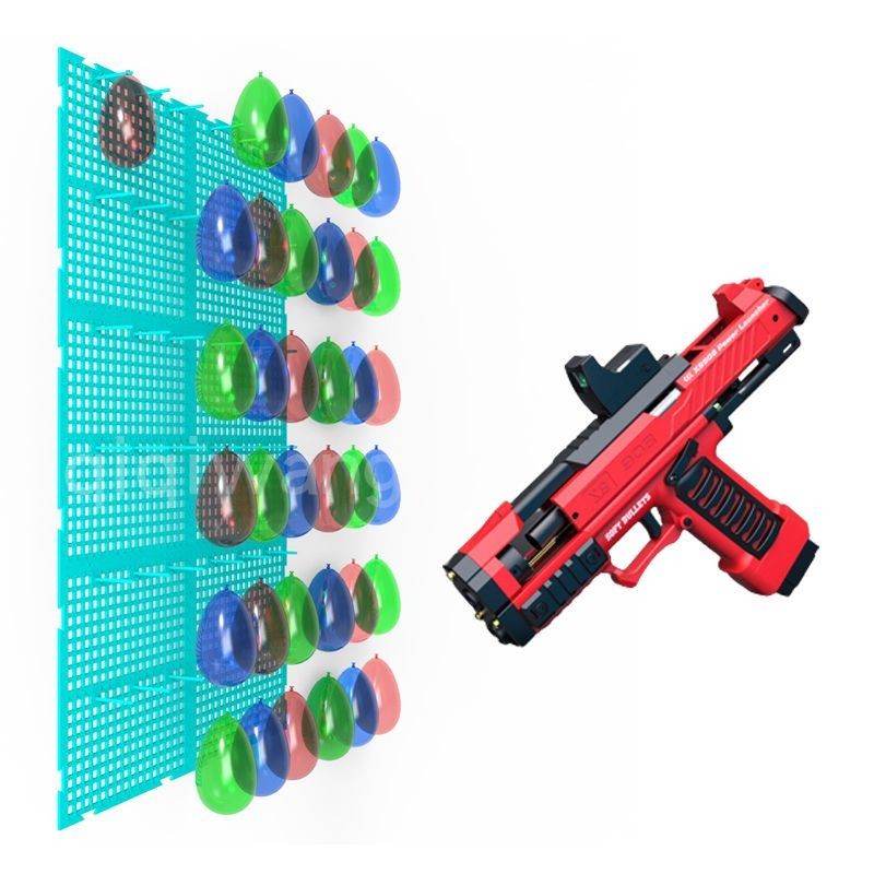 Children's Toy Gun Balloon Shooter Soft Bullet Launcher Boys Pistol Adult Shooting Gun Stall Shootin