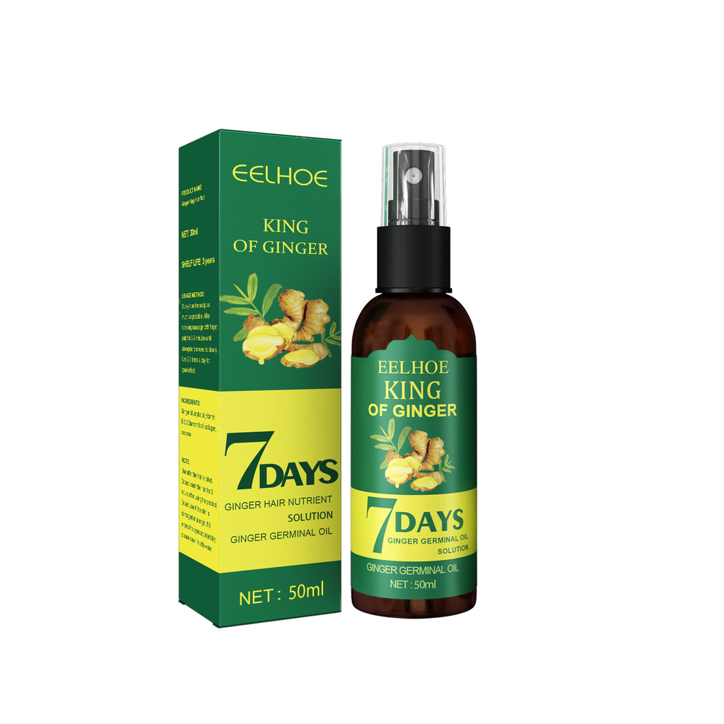 Eelhoe Ginger Hair Spray Strong Hair Massage Scalp Hair Repair Hair Care Lotion