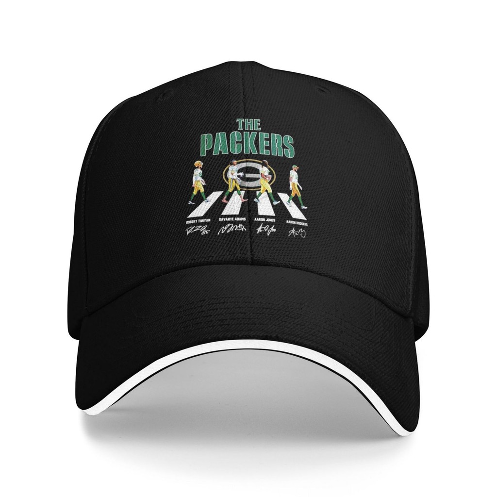Green Bay Packers The Packers Abbey Road Signatures หมวกเบสบอลผ้าฝ้ายแฟชั่นที่กําหนดเอง