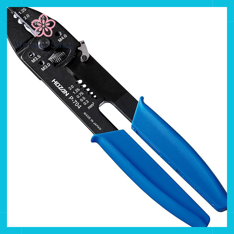 【Direct from Japan】
HOZAN Crimping Tool (for Bare and Insulated Crimp Terminals) with Crimping Plier