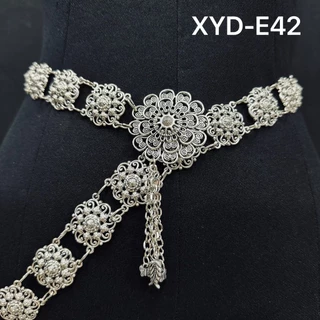 March jewelry เข็มขัดอีสาน ชุดล้านนาไท เข็มขัด เงินโบราณ เอว40นิ้ว