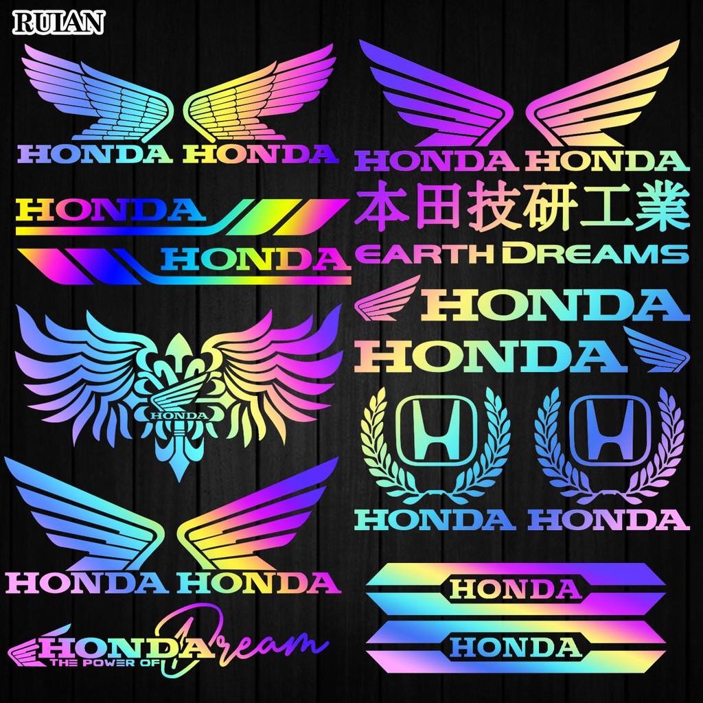 Makintab na Laser Decals para sa Motor สําหรับ Honda Click 125i/150i,Beat FI 110 Wave PCX160 Streetfire - กันน้ํา สะท้อนแสง ติดตั้งง่าย - สติ๊กเกอร์แบบกําหนดเองสําหรับ Bike Mods & อัพเกรด