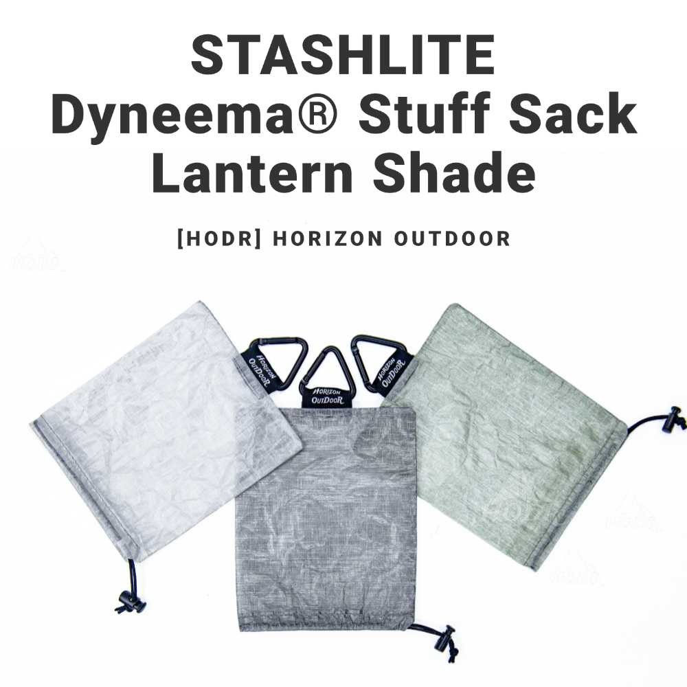 [HODR] Stashlite Dyneema Stuff Sack Ultralight โคมไฟ Shade DCF 1.0oz กระเป๋า Cuben เส้นใยกันน้ําสําหรับการตั้งแคมป์กลางแจ้งเดินป่า