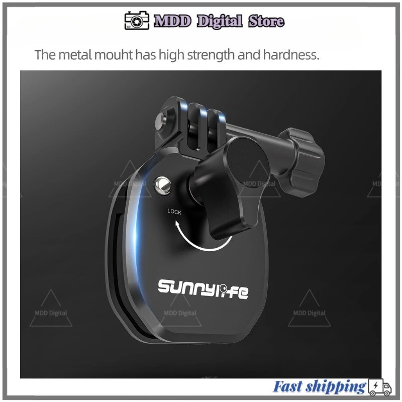 สําหรับ DJI Action 5 Pro/GoPro 13 12/กระเป๋า 3/Insta360 Ace Pro 2 X4 Go 3S คลิปกระจกรถจักรยานยนต์อลูมิเนียม Mount thumbnail 4