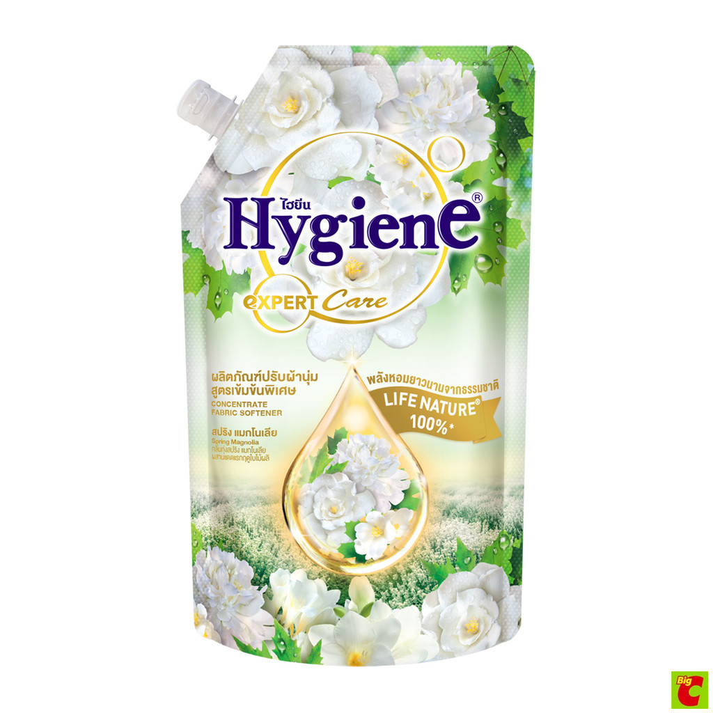 ไฮยีน เอ็กซ์เพิร์ท แคร์ ไลฟ์ เนเจอร์ น้ำยาปรับผ้านุ่ม สูตรเข้มข้นพิเศษ กลิ่นสปริง แมกโนเลีย 480 มล.