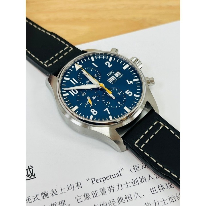 Iw Watch Pilot Swiss Watch Series IW377729นาฬิกากลไกผู ้ ชายอัตโนมัติ IWC