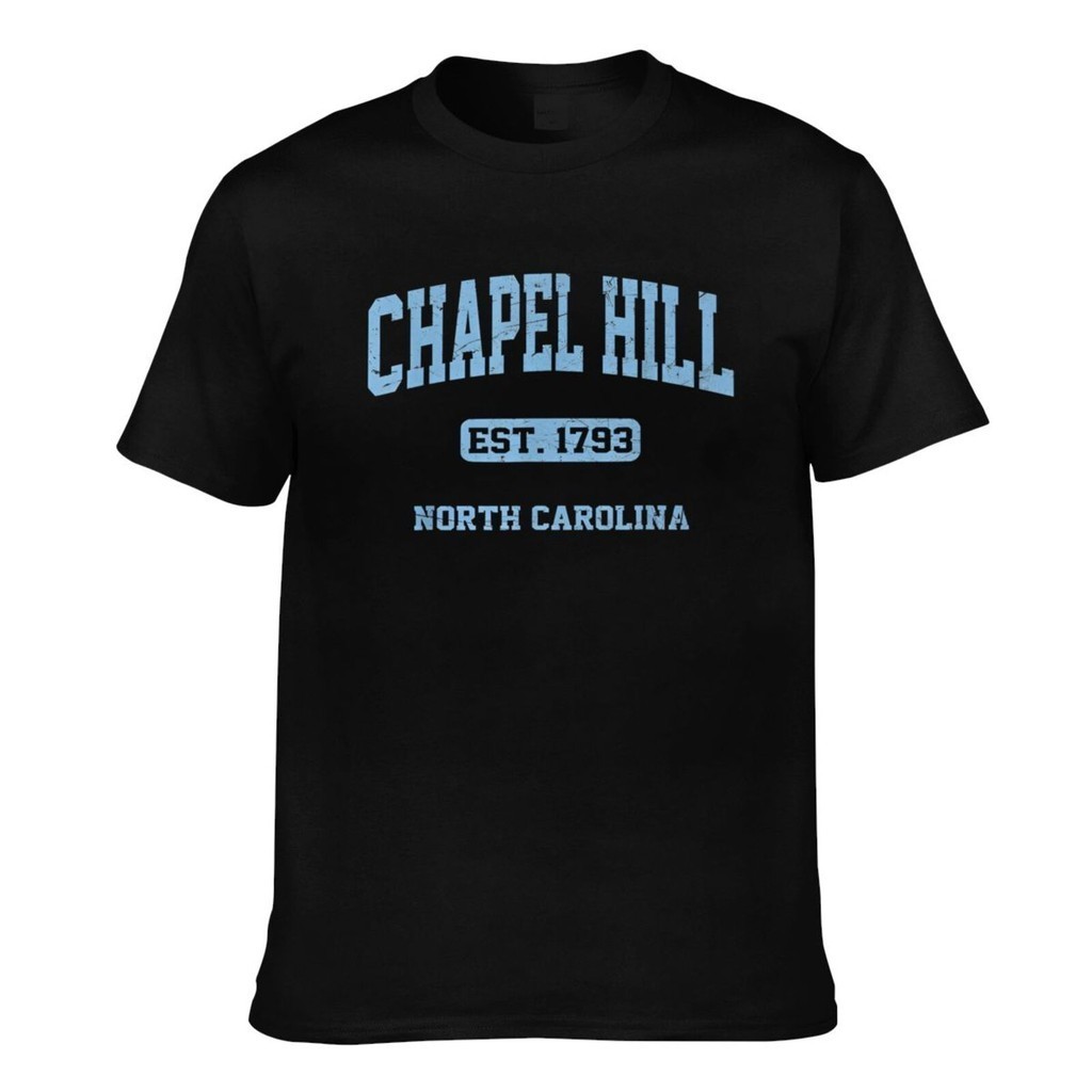 Chapel Hill North Carolina Nc Vintage State Athletic สวมใส่สบายเสื้อยืดบุรุษสร้างสรรค์