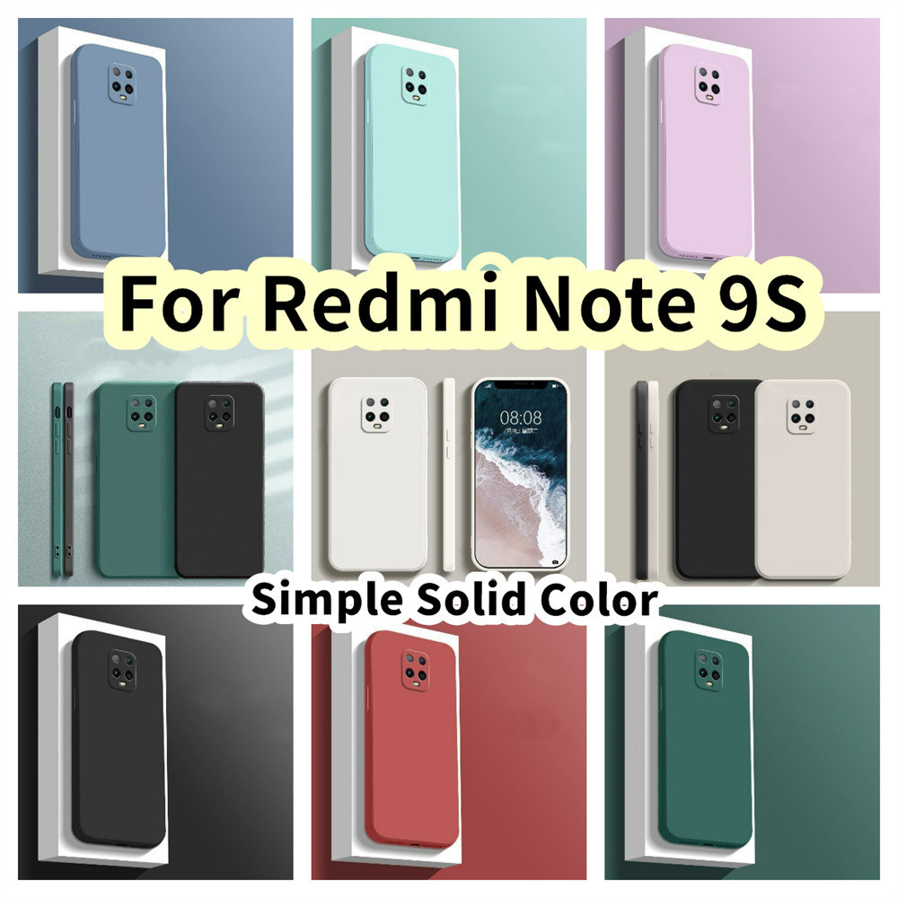 【Case Home】เคสซิลิโคน ถอดง่าย สําหรับ Redmi Note 9S