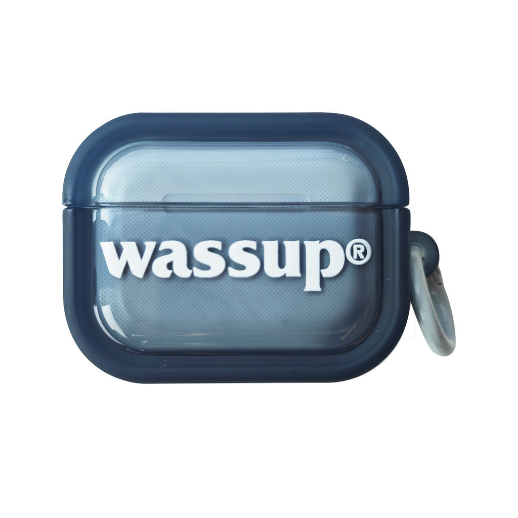 Wassup-TPU เคสหูฟังกึ่งโปร่งใส Street สวมใส่การพิมพ์เหมาะสําหรับ AirPodsPro3 ใช้งานร่วมกับ AirPodsPr