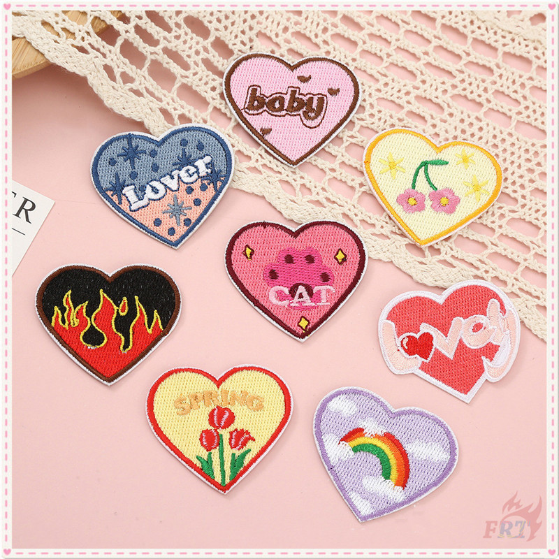 ✿ แผ่นสติกเกอร์ ลายอุ้งเท้าแมว สีรุ้ง มีกาวในตัว สําหรับคนรักเด็กทารก และดอกไม้ 01 ✿ ป้ายเหล็ก เย็บปักถักร้อยเสื้อผ้า DIY 1 ชิ้น