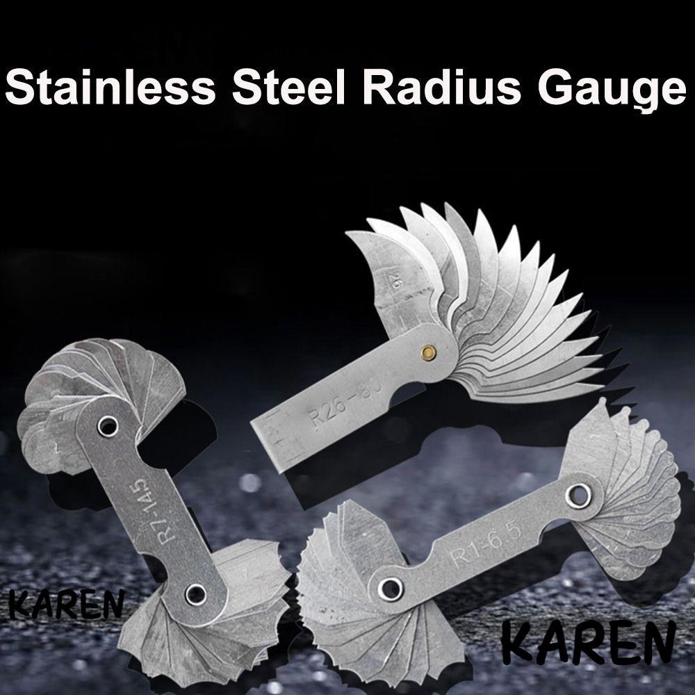 Karen เกจวัดตัวอย่าง R สกรูกลึง 16 ชิ้น ต่อชุด