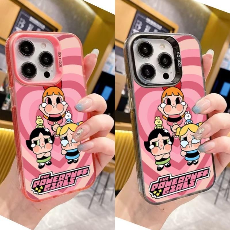 เคสโทรศัพท์มือถือ ลาย POP MART CRYBABY Powerpuff Girls น่ารัก สําหรับ Vivo Y20i Y20 Y12S Y20A Y11 Y12 Y15 Y17 Y21 2021 Y21T Y33T Y22S Y21S Y33S Y27 Y16 Y15A Y15S Y17S Y50 V29 V23 V25 V27E V23E S1 Pro